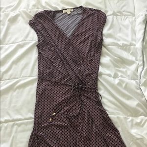 Michael Kors above the knee wrap dress